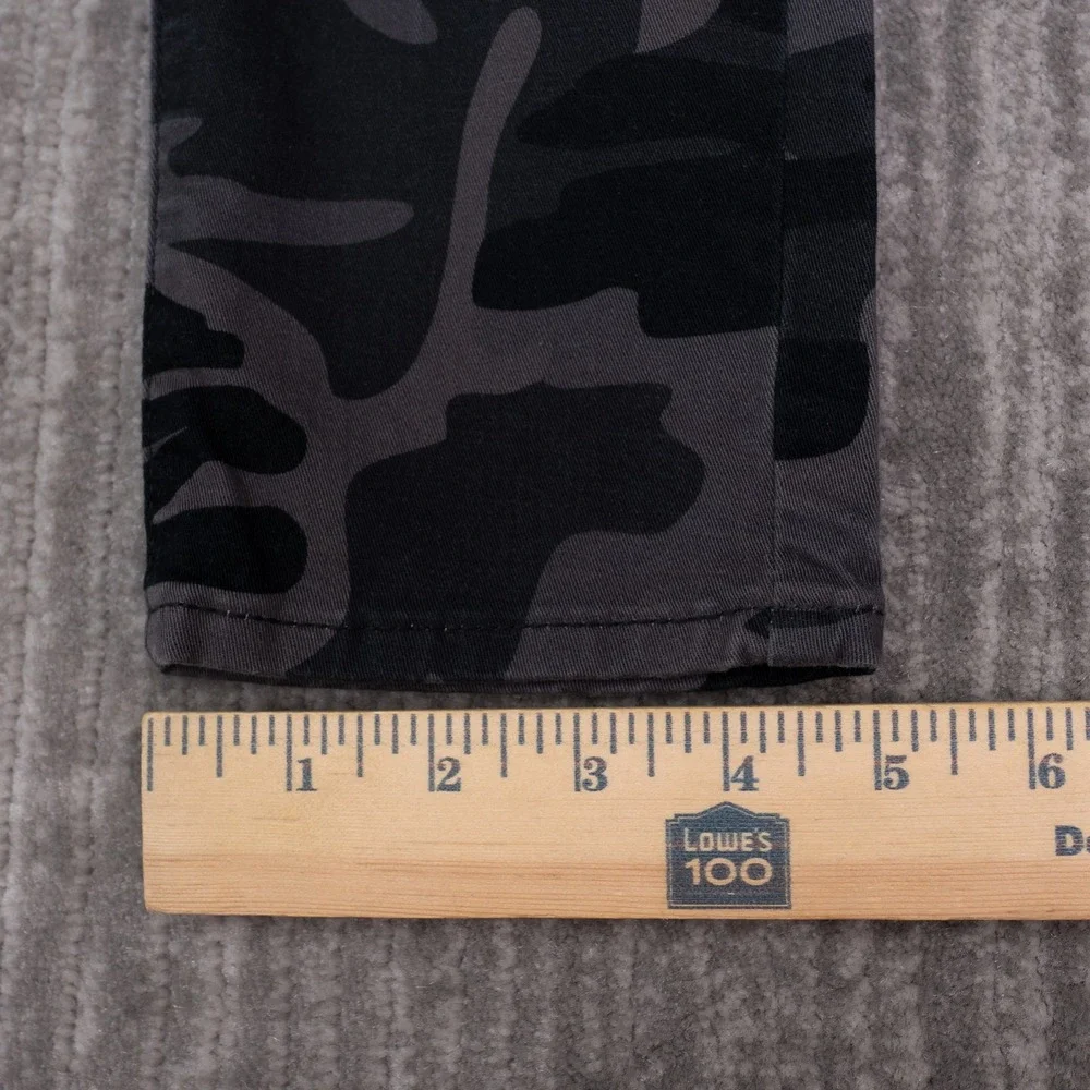 Levi's 711 Skinny Jeans Womens 29 Grey Camo Excellent Mid Rise Stretch Denim
